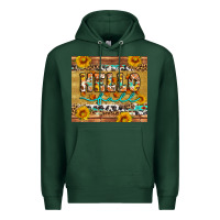 Sports Green western hello fall tumbler Premium Hoodie - Artiststas
