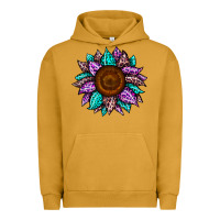 Pigment Peanut Butter sunflower leopard color Urban Hoodie - JahusDesignShop