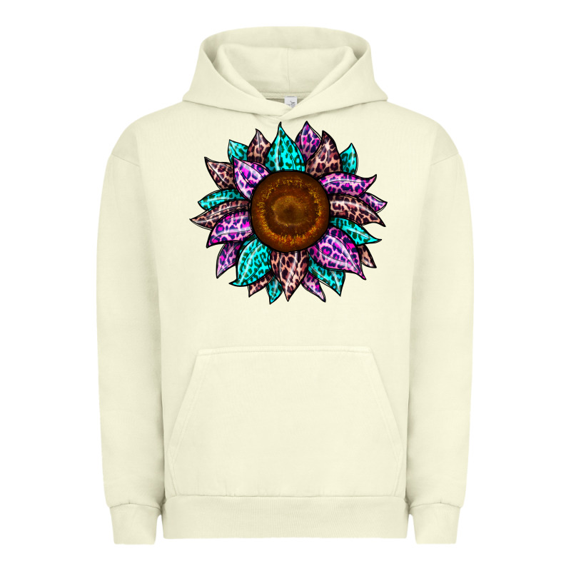 Sunflower Leopard Color Urban Hoodie by JahusDesignShop | Teevron