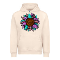 Sandshell sunflower leopard color Urban Hoodie - JahusDesignShop