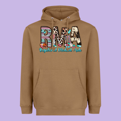 Rma Registered Medical Aide Heavyweight Hoodie Designed By Zillion Design Studio