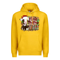 Lemon merry christmas y'all cow Premium Hoodie - Artiststas