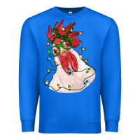 True Royal christmas rooster with lights Premium Sweatshirt - RanaPortraitStore