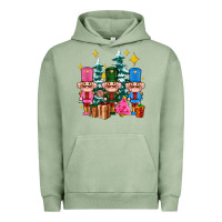 Pigment Oil Green nutcrackers and gifts ado Urban Hoodie - AdoDesignShop