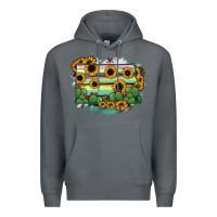 Rock North Dakota State Map Premium Hoodie - RanaPortraitStore