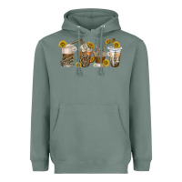 Sage skeleton hands coffee cups Heavyweight Hoodie - texasbilliewilder