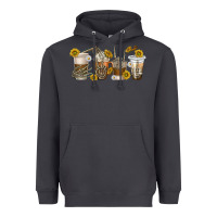 Smoke skeleton hands coffee cups Heavyweight Hoodie - texasbilliewilder