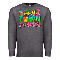 Charcoal Heather small town summer tbw Premium Sweatshirt - texasbilliewilder