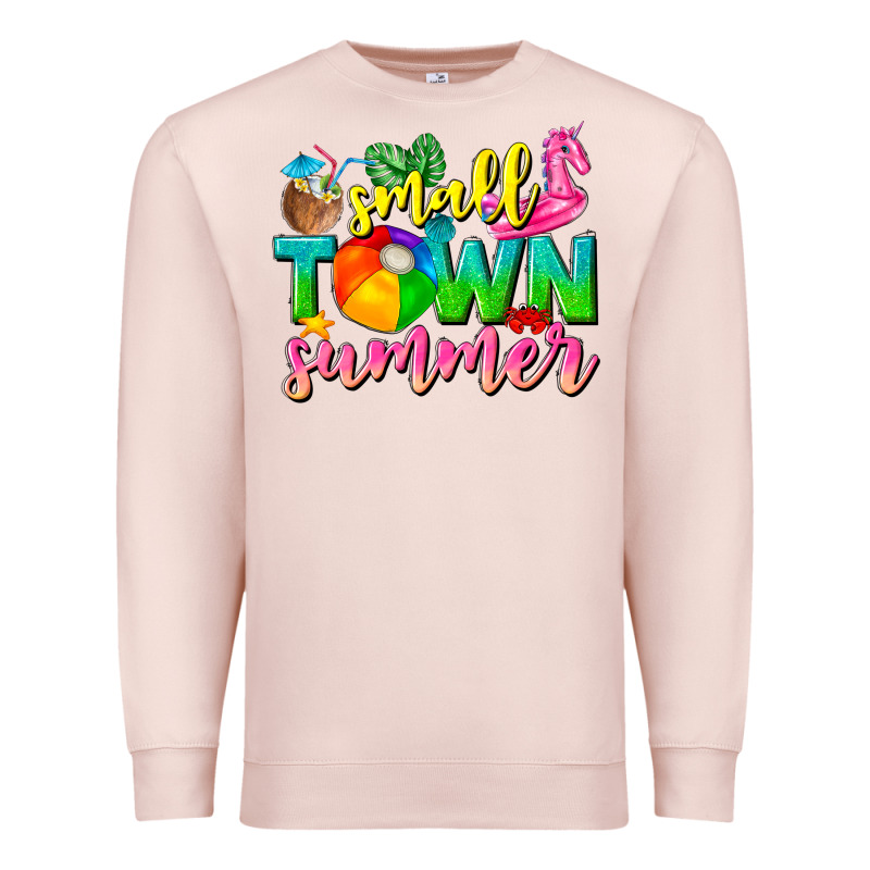 Small Town Summer Tbw Premium Sweatshirt by texasbilliewilder | Teevron
