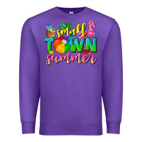 Purple small town summer tbw Premium Sweatshirt - texasbilliewilder