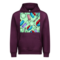 Mauve Wine sciences seamless pattern Urban Hoodie - BundleAndBundleShop