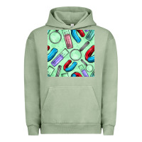 Pigment Oil Green sciences seamless pattern Urban Hoodie - BundleAndBundleShop