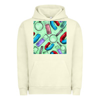 Pigment Pistachio sciences seamless pattern Urban Hoodie - BundleAndBundleShop