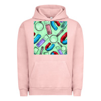 Pigment Salmon sciences seamless pattern Urban Hoodie - BundleAndBundleShop