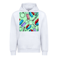 White sciences seamless pattern Urban Hoodie - BundleAndBundleShop