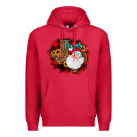 Cardinal texas santa wood slice ornament Premium Hoodie - JahusDesignShop