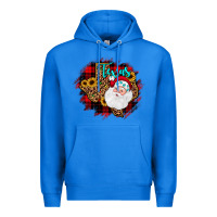 True Royal texas santa wood slice ornament Premium Hoodie - JahusDesignShop