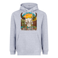 Heather Grey shouldve come with a warning Heavyweight Hoodie - texasbilliewilder