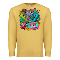 Antique Gold 90's country cassette tapes Premium Sweatshirt - Zillion Design Studio