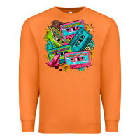Carrot 90's country cassette tapes Premium Sweatshirt - Zillion Design Studio