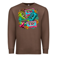 Chestnut 90's country cassette tapes Premium Sweatshirt - Zillion Design Studio