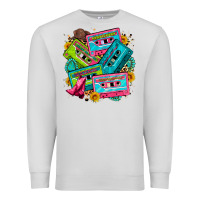 Dove Grey 90's country cassette tapes Premium Sweatshirt - Zillion Design Studio