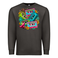 Smoke 90's country cassette tapes Premium Sweatshirt - Zillion Design Studio