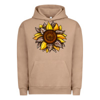 Pigment Burro sunflower leopard Urban Hoodie - JahusDesignShop
