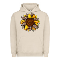 Pigment French Oak sunflower leopard Urban Hoodie - JahusDesignShop
