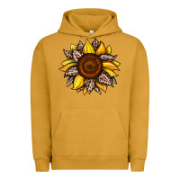 Pigment Peanut Butter sunflower leopard Urban Hoodie - JahusDesignShop