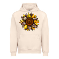 Sandshell sunflower leopard Urban Hoodie - JahusDesignShop
