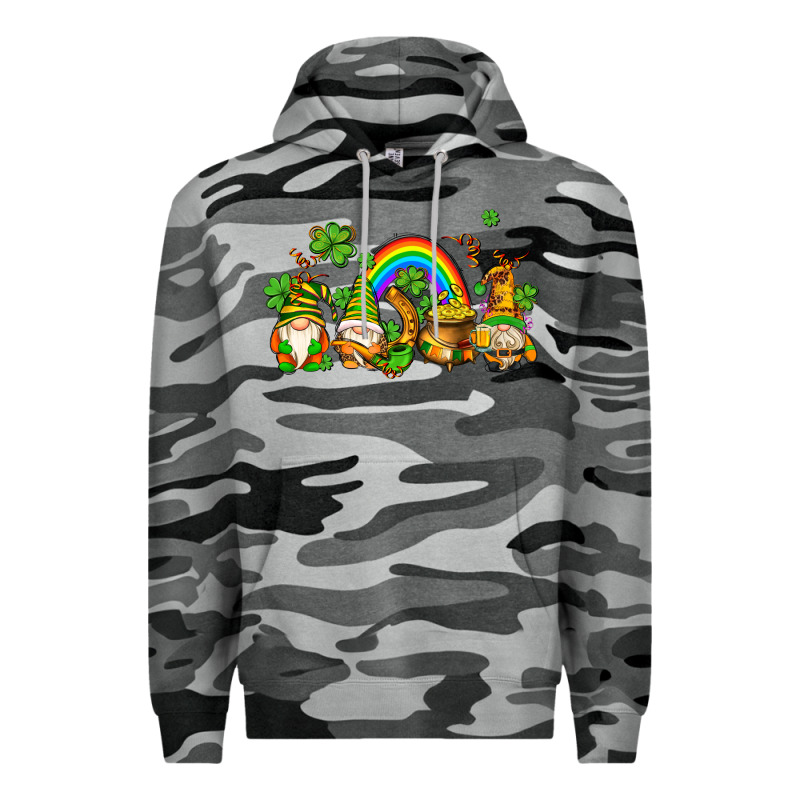 St Patricks Gnomes With Rainbow Premium Hoodie by AdoDesignShop | Teevron