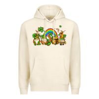 Tofu st patricks gnomes with rainbow Premium Hoodie - AdoDesignShop