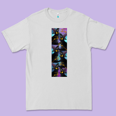 Black Cat Halloween Premium Tee Designed By Lillyallendesigns