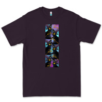 Plum Black Cat Halloween Premium Tee - LillyAllenDesigns