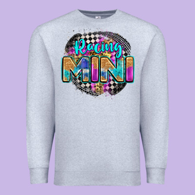 Racing Mini Premium Sweatshirt Designed By Zillion Design Studio