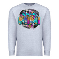Heather Grey racing mini Premium Sweatshirt - Zillion Design Studio