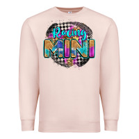 Pale Pink racing mini Premium Sweatshirt - Zillion Design Studio