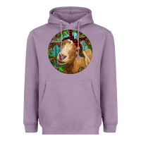 Lavender Farm Goat Christmas Heavyweight Hoodie - RanaPortraitStore
