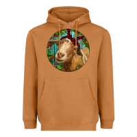 Meerkat Farm Goat Christmas Heavyweight Hoodie - RanaPortraitStore