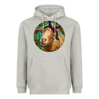 Moon Dust Farm Goat Christmas Heavyweight Hoodie - RanaPortraitStore