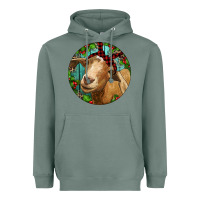 Sage Farm Goat Christmas Heavyweight Hoodie - RanaPortraitStore