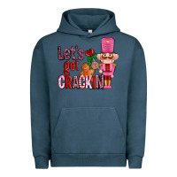 Pigment Midnight Navy lets get crackin with nutcrackers ado Urban Hoodie - AdoDesignShop