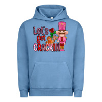 Pigment Pebble Blue lets get crackin with nutcrackers ado Urban Hoodie - AdoDesignShop