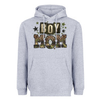Heather Grey boy mom Heavyweight Hoodie - Zillion Design Studio