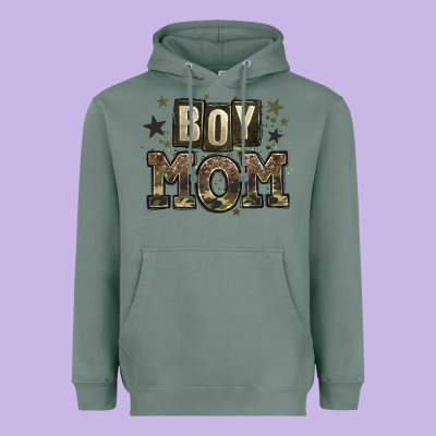 Boy Mom Heavyweight Hoodie Designed By Zillion Design Studio