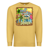 Antique Gold salt water and sunshine Premium Sweatshirt - texasbilliewilder