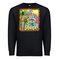 Black salt water and sunshine Premium Sweatshirt - texasbilliewilder