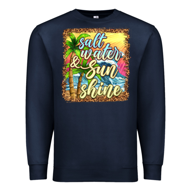 Salt Water And Sunshine Premium Sweatshirt by texasbilliewilder | Teevron
