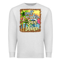 Oatmeal Heather salt water and sunshine Premium Sweatshirt - texasbilliewilder